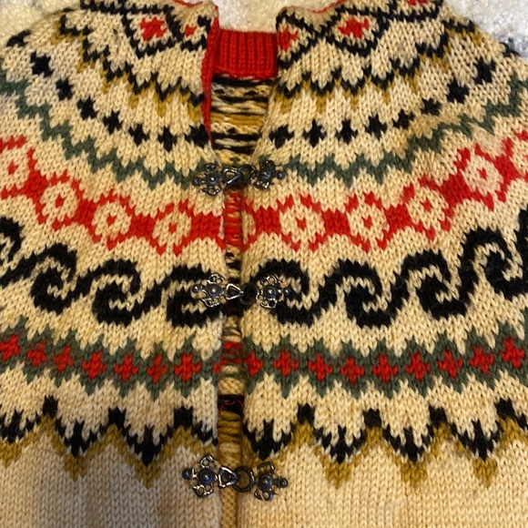 Handmade wool vintage sweater - Picture 2 of 8